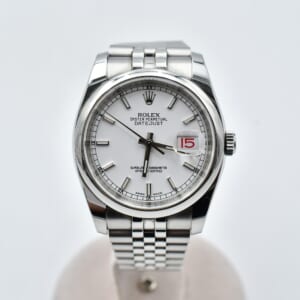 ロレックス デイトジャスト 白文字盤 ジュビリーブレス SS/AT 116200 買取実績【買取日：2025年12月5日】