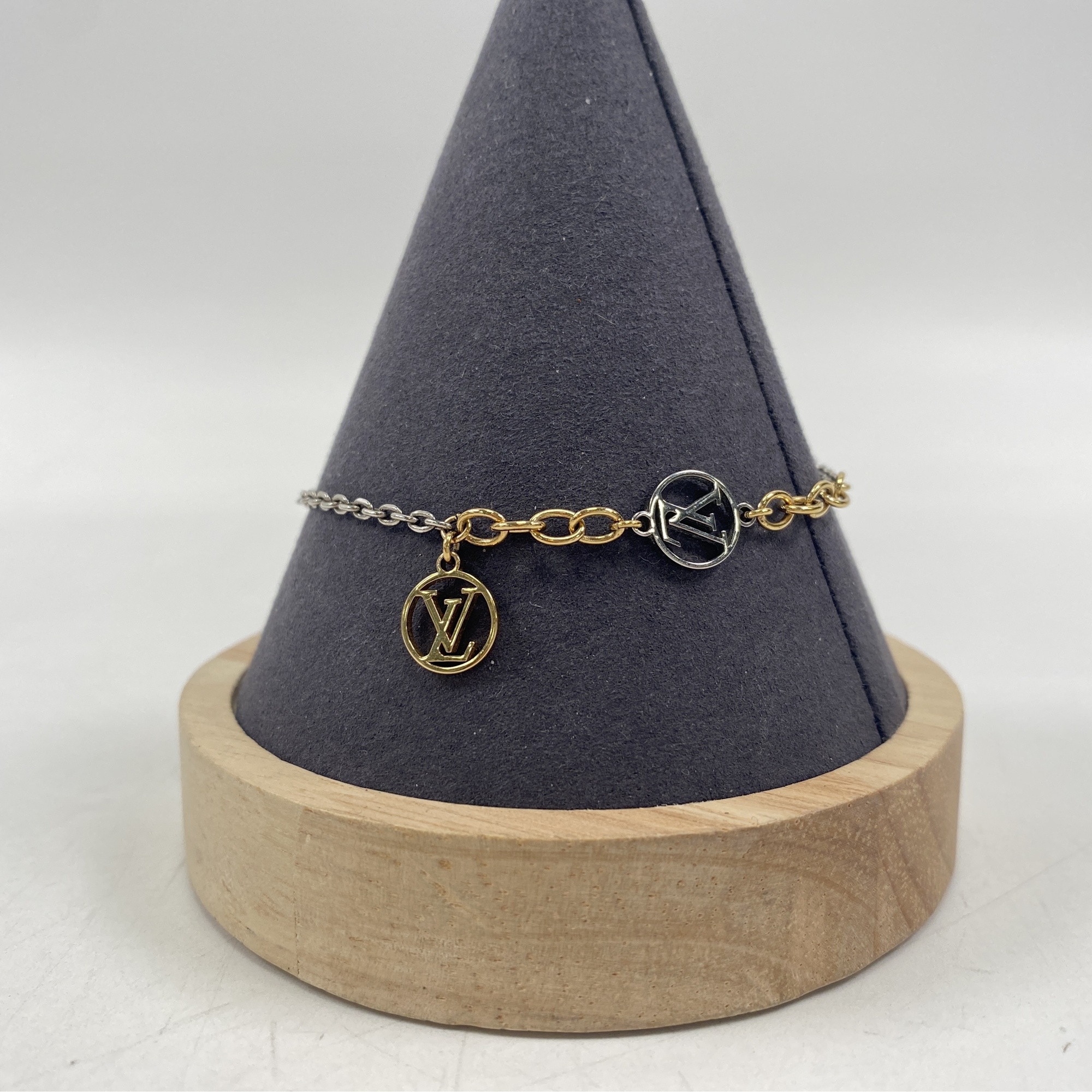 ルイ・ヴィトン ブラスレ ロゴマニア ブレスレット Bランク