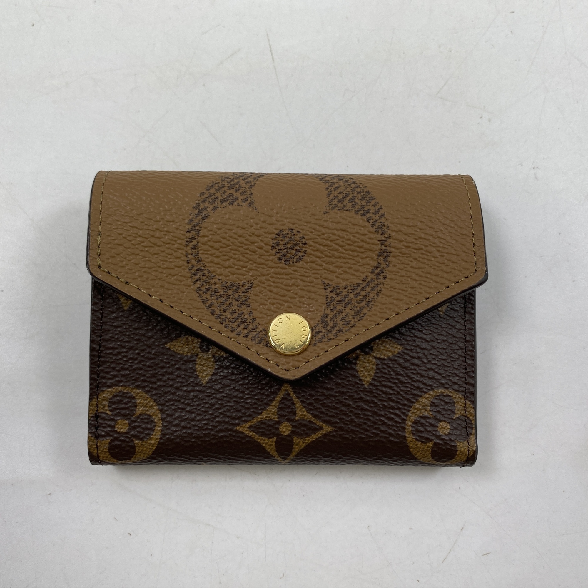 ルイ・ヴィトン モノグラムリバース ポルトフォイユゾエ イニシャル有 