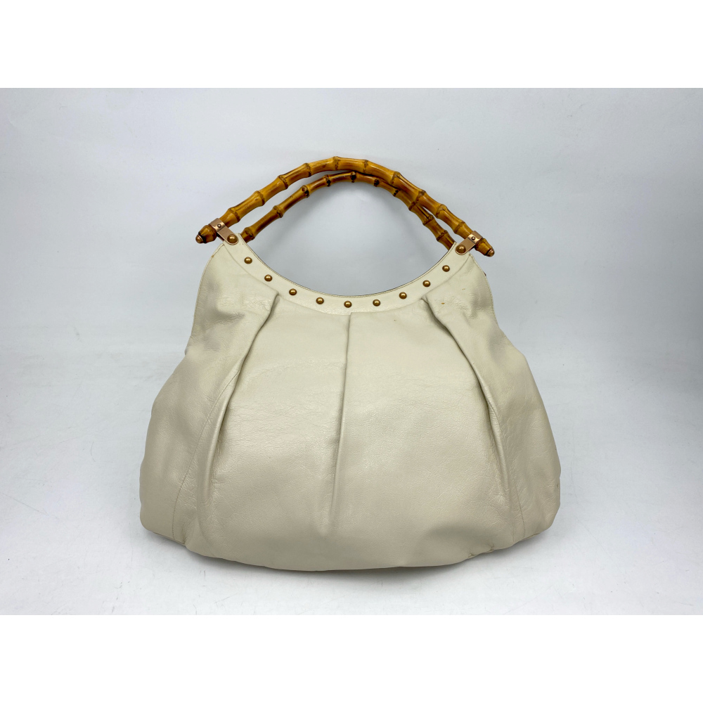 グッチ バンブー ショルダーバッグ 白 レザー 124293 買取実績【買取日