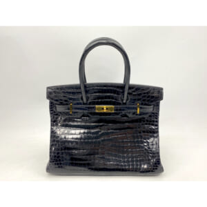 エルメス バーキン30 黒 ポロサス GD金具 □D刻印 買取実績【買取日：2025年12月6日】