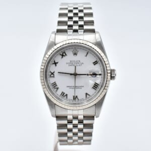 ロレックス デイトジャスト ホワイトローマ文字盤 SS×WG/AT 16234 買取実績【買取日：2025年12月5日】