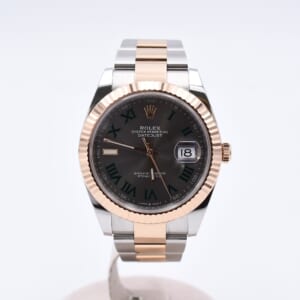 ロレックス デイトジャスト スレートローマン SS×PG/AT オイスター 126331 買取実績【買取日：2025年12月10日】