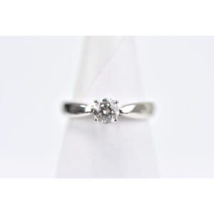 ティファニー ソリティア ダイヤ リング Pt950 0.26 E/VVS2/3EX/N #4 買取実績【買取日：2025年12月9日】