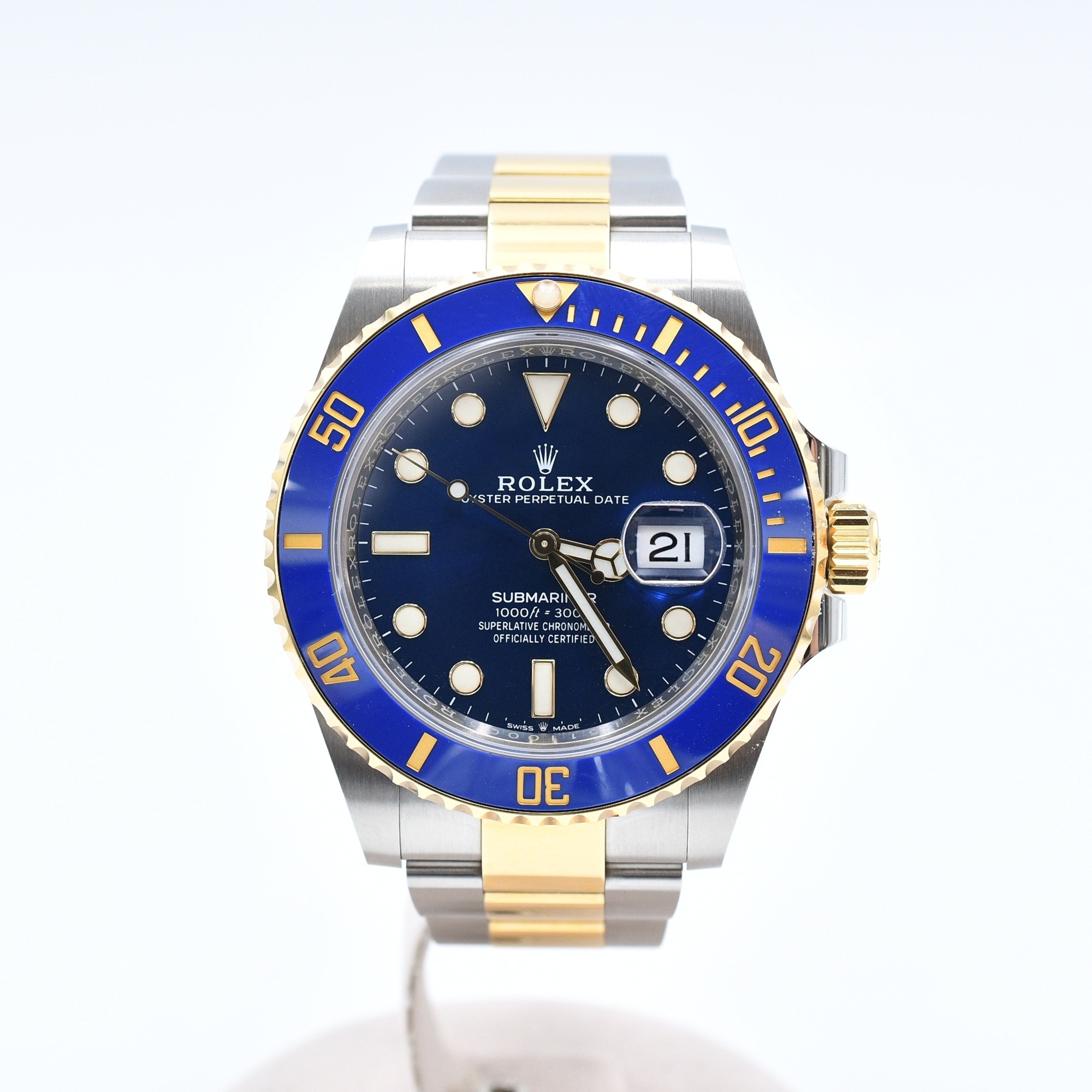 ロレックス サブマリーナー 青文字盤 SS×YG/AT Aランク