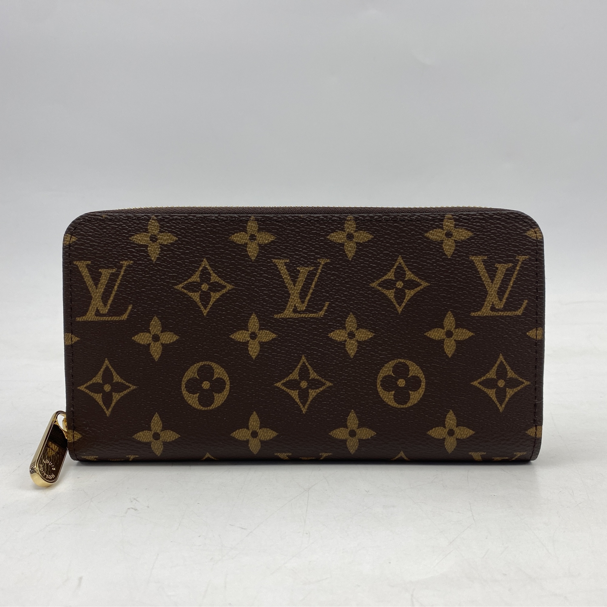 ルイ・ヴィトン モノグラム ジッピーウォレット フューシャ ブラウン