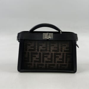 フェンディ　ピーカブー　セレリア　ミディアム　黒 セレリア ピーカブー ソフト ミディアム カーフレザー ブラック | Fendi