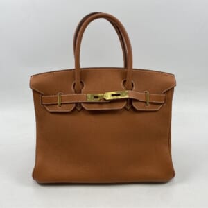 エルメス バーキン30 ゴールド シェーブル GD金具 □H刻印 買取実績【買取日：2025年12月3日】