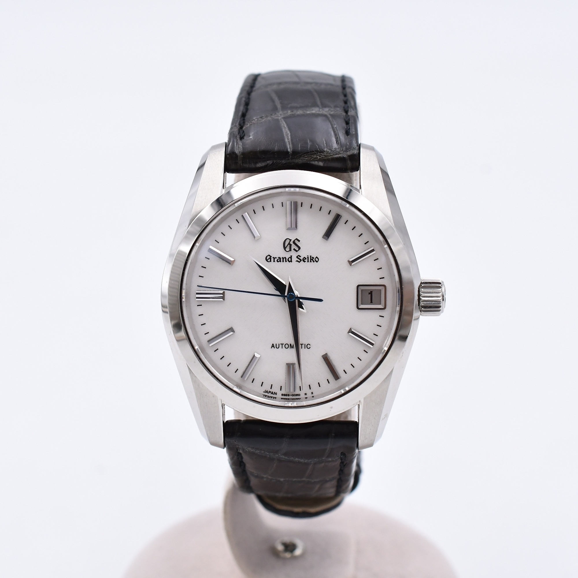 グランドセイコー ヘリテージコレクション デイト 白文字盤 SS×革/AT ABランク
