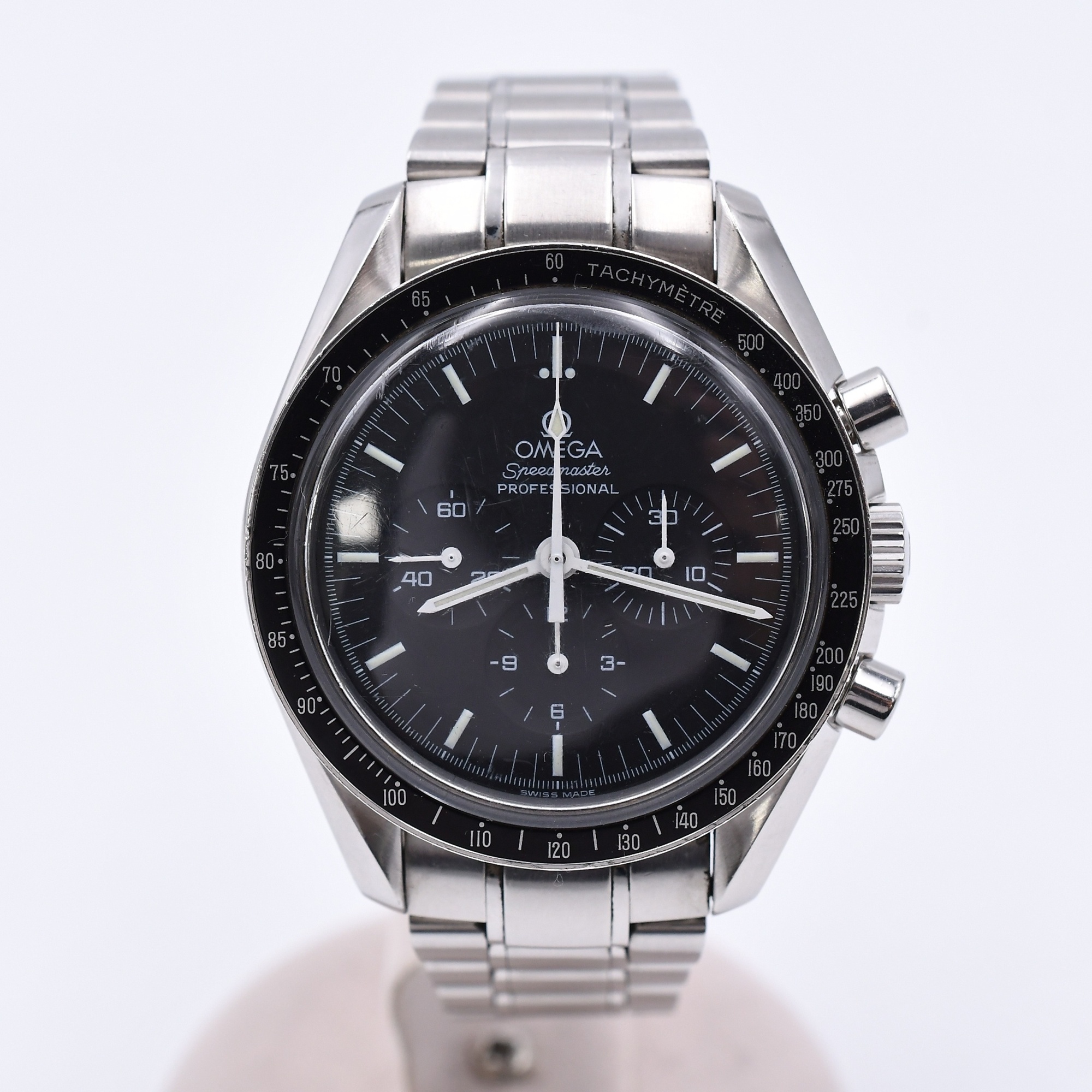 オメガ スピードマスター 黒文字盤 SS/手巻き Bランク