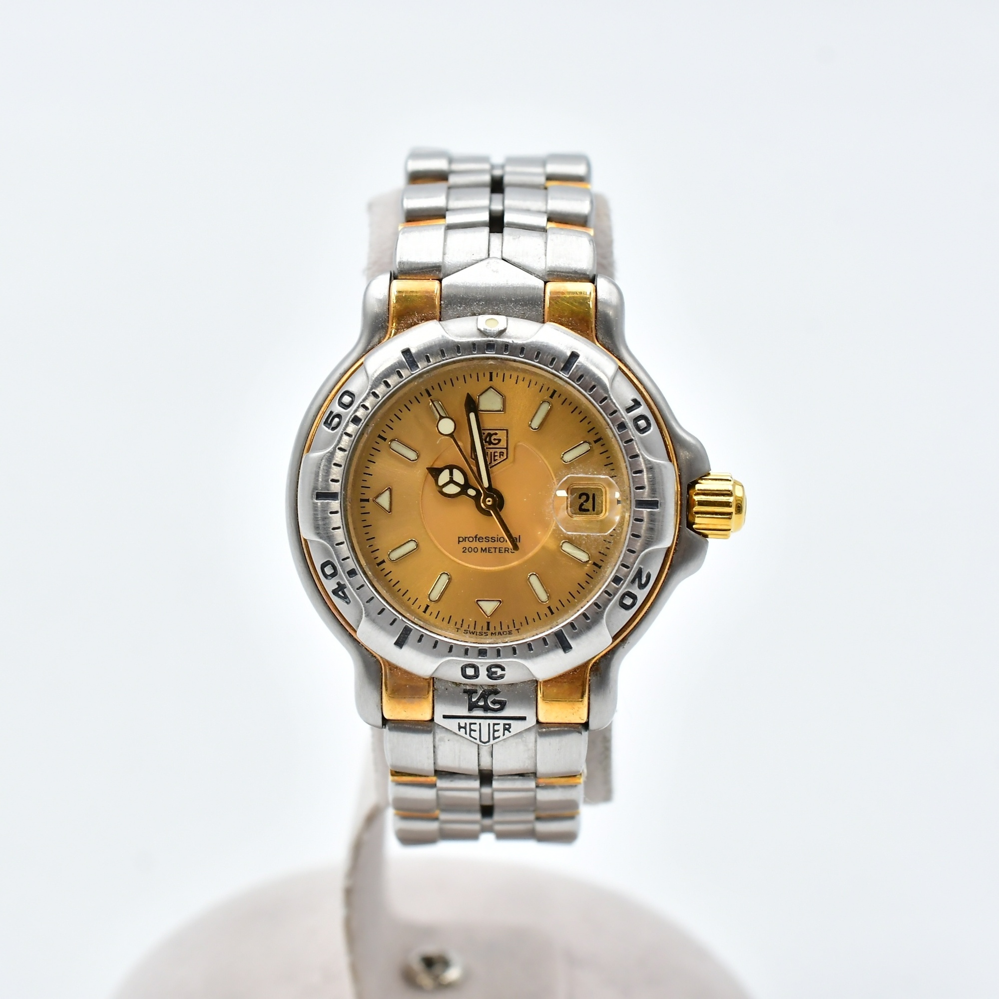 タグホイヤー 金文字盤 SS/QZ Bランク