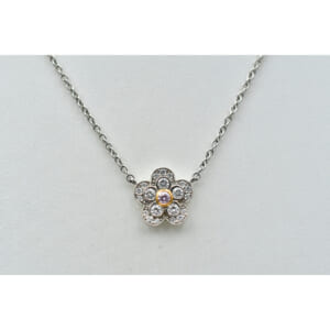 ティファニー ガーデンフラワー 1Pピンクダイヤ ネックレス Pt950 買取実績【買取日：2025年12月7日】