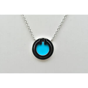 ティファニー T TWO サークル ネックレス ターコイズ K18WG 買取実績【買取日：2025年12月6日】