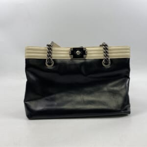 シャネル ボーイシャネル トートバッグ 黒 ラムスキン 買取実績【買取日：2025年11月22日】