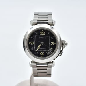 カルティエ パシャ 黒文字盤 SS/AT W31043M7 買取実績【買取日：2025年11月21日】