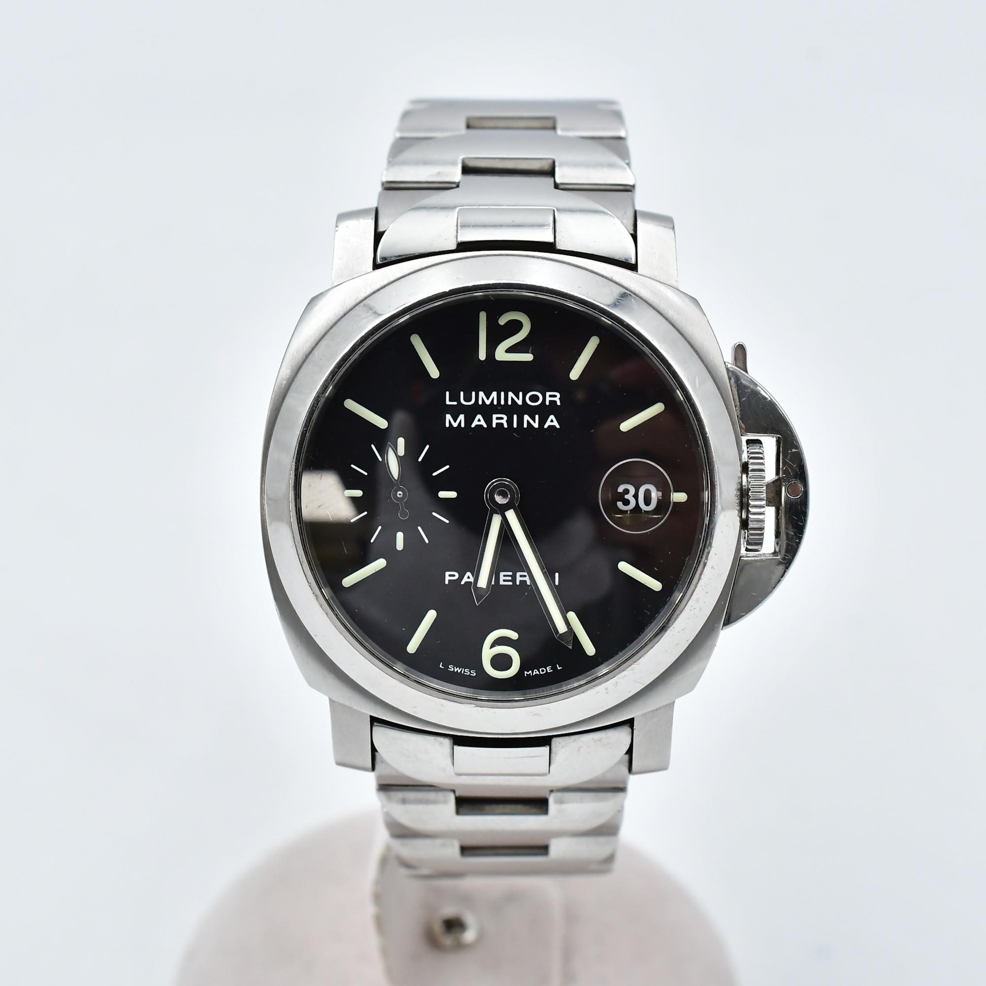 パネライ ルミノール マリーナ 黒文字盤 SS/AT Bランク
