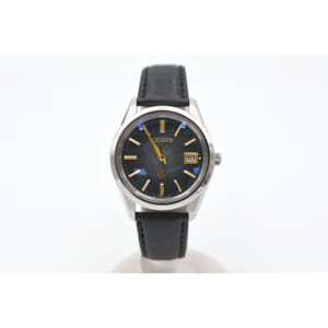 シチズン ザ・シチズン デイト 静寂 ネイビーグラデーション(雲龍紙）文字盤 Ti×革/ソーラー AQ4100-22E 買取実績【買取日：2025年11月25日】