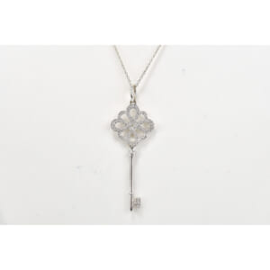 ティファニー ノットキーダイヤネックレス Au750WG 買取実績【買取日：2025年12月7日】