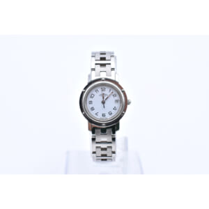 エルメス クリッパー デイト 白文字盤 腕時計 レディースウォッチ SS/QZ ステンレス CL4.210 CL4.210 買取実績【買取日：2025年12月6日】