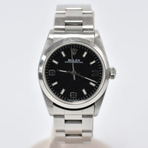 ロレックス オイスターパーペチュアル 黒文字盤 SS/AT 77080 買取実績【買取日：2025年12月10日】