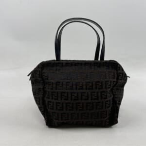 フェンディ ズッキーノ ズッカ ミニハンドバッグ ブラウン×黒 キャンバス×レザー 買取実績【買取日：2025年11月21日】