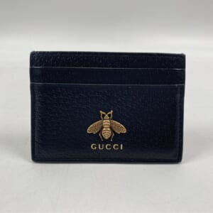 グッチ アニマリエ ビー 名刺入れ 定期入れ ブラック レザー メンズ レディース 523685 買取実績【買取日：2025年11月25日】