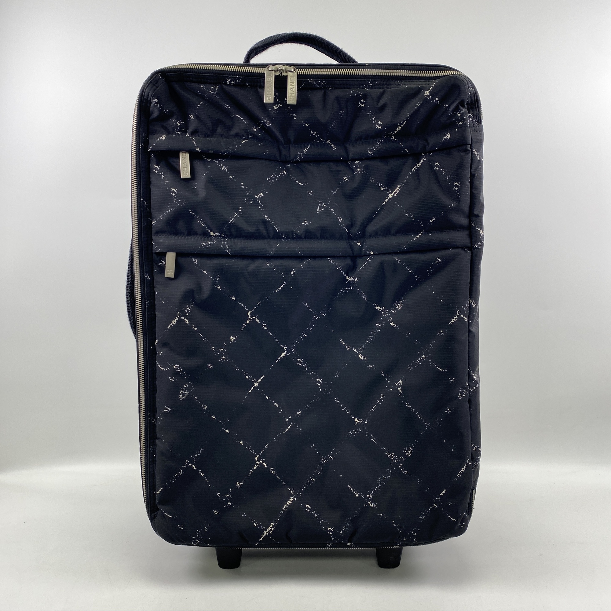 シャネル 旧トラベルライン キャリーケース トラベルバッグ 黒 買取