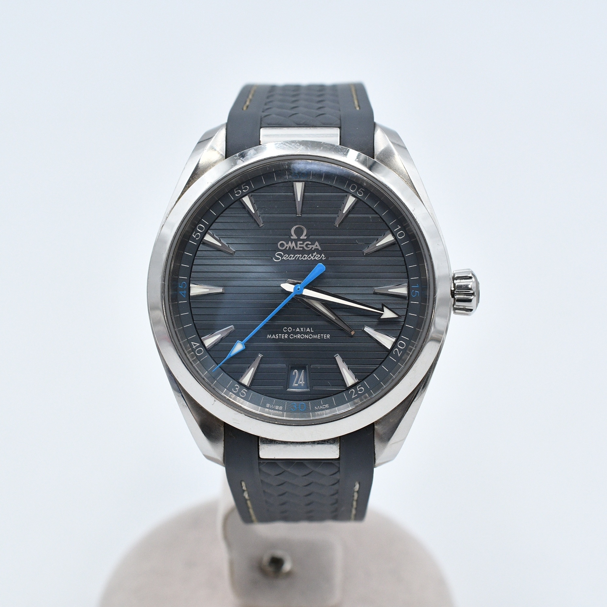 オメガ シーマスター アクアテラ ブルー文字盤 SS/AT Bランク