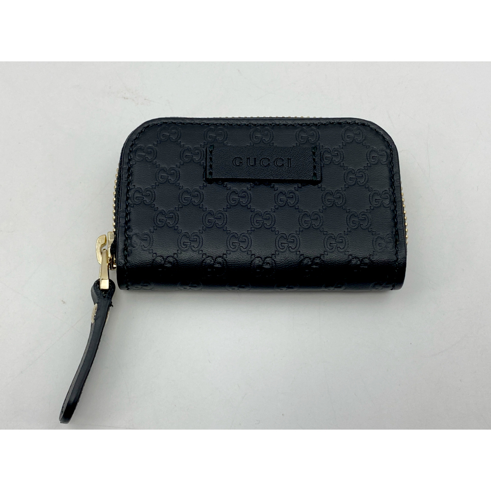 グッチ GGシマ コインケース 小銭入れ ブラック 449896 グッチ グッチシマ コインケース 黒 レザー 449896 買取実績【買取日