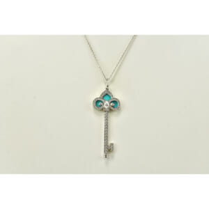 ティファニー オープンハートネックレス K18PG トップ7mm 買取実績