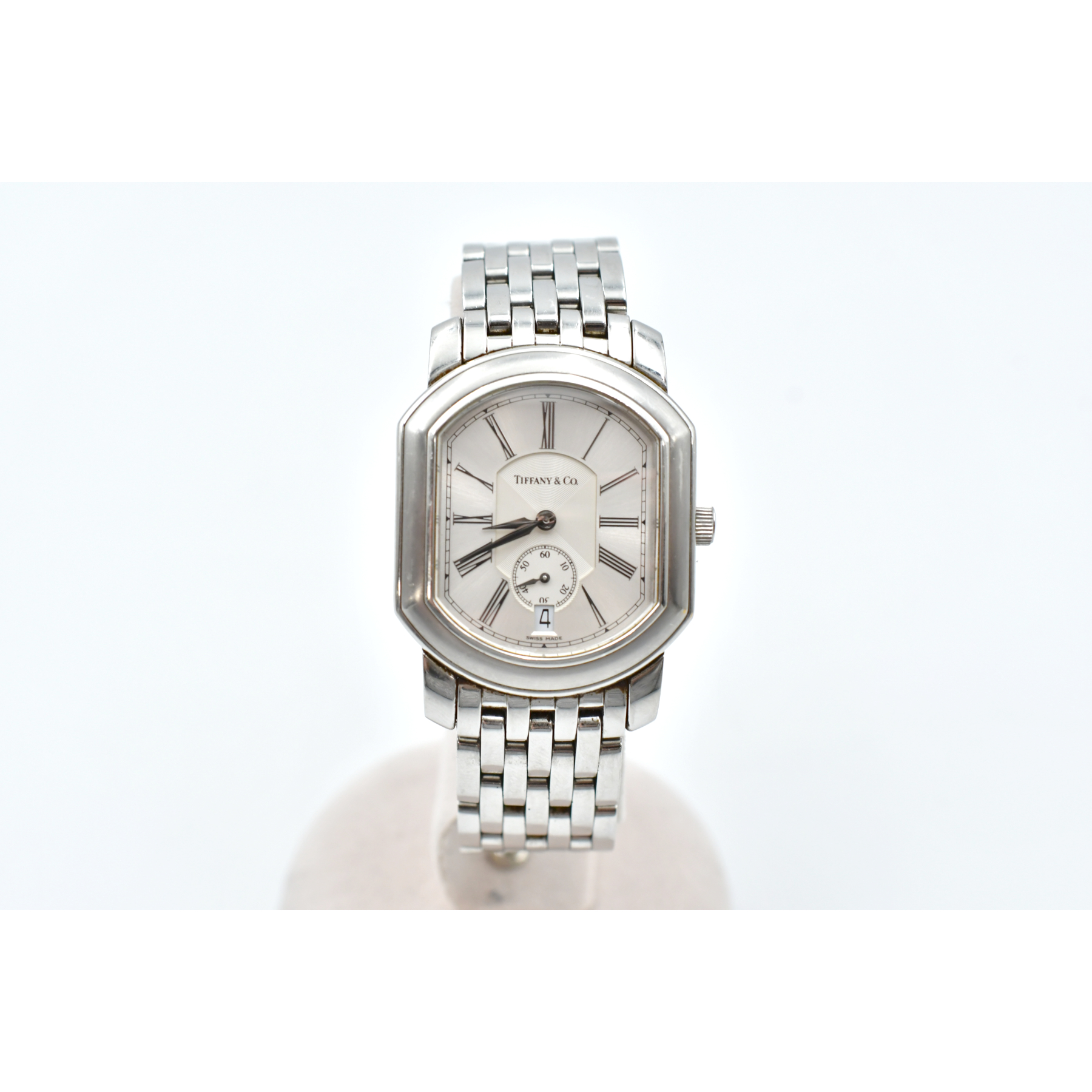 ティファニー マーククーペ シルバー文字盤 SS/QZ Bランク