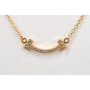 ティファニー Tスマイルミニ ネックレス K18YG 買取実績【買取日：2023