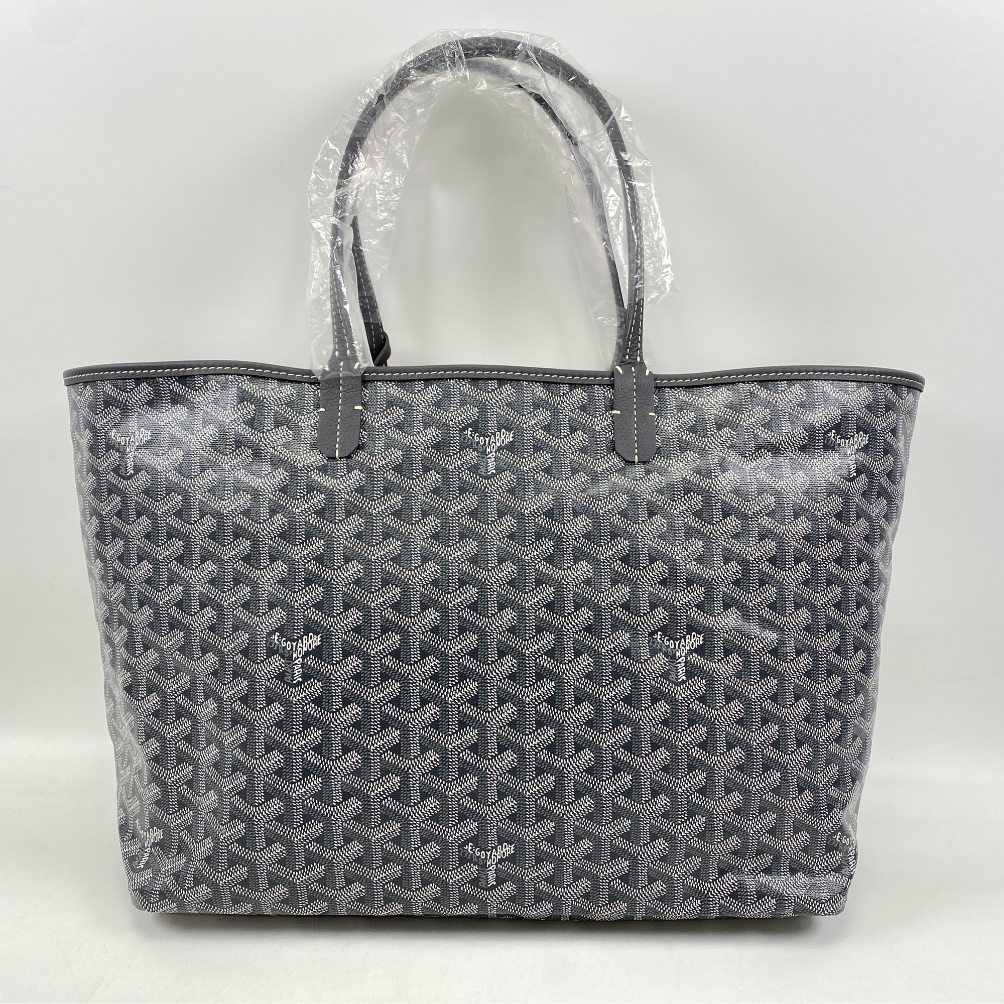 ゴヤール サンルイPM トートバッグ PVC ハンドバッグ グレー 買取実績