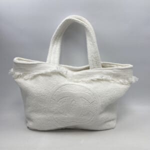 シャネル ココマーク パイル ビーチバッグ ホワイト レディース タオル/ポーチ付 買取実績【買取日：2025年12月2日】