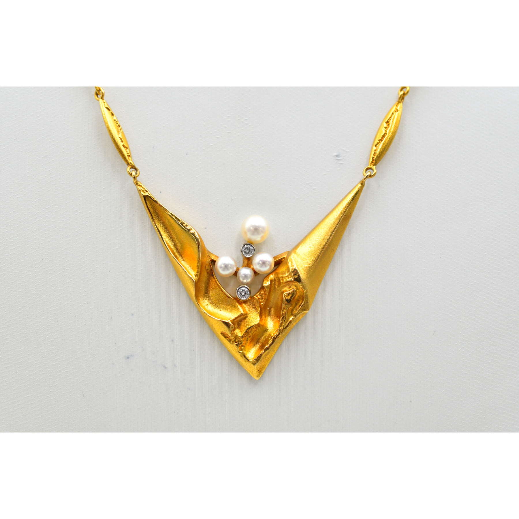 パールネックレス K18 Bランク