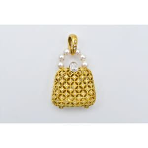 金種不明 パール メレダイヤ ペンダントトップ K18計算 買取実績【買取日：2025年12月8日】