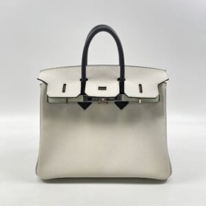 エルメス バーキン25 グリペール×ヴェールフィズ×グラファイト エプソン W刻印 SV金具 買取実績【買取日：2025年12月9日】