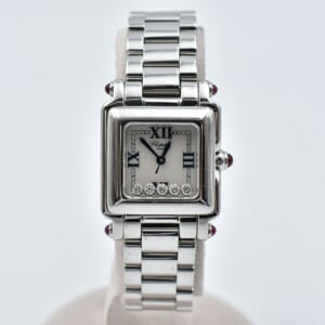 ショパール ハッピースポーツ スクエアミニ 5PD 白文字盤 SS/QZ 27/8893‐21 買取実績【買取日：2025年11月24日】