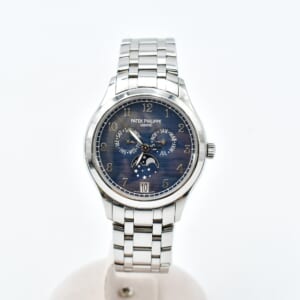 パテック フィリップ コンプリケーション アニュアルカレンダー ムーンフェイズ ミッドナイトブルー文字盤 SS/AT 消し込み 4947/1A-001 買取実績【買取日：2025年11月25日】