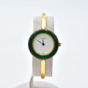 グッチ チェンジベゼルウォッチ 白文字盤 GP/QZ 買取実績【買取日：2025年11月24日】