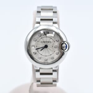 カルティエ バロンブルー シルバー文字盤 SS/QZ WE902073 買取実績【買取日：2025年11月23日】