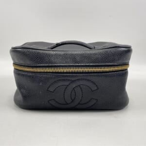 シャネル バニティ 黒 キャビアスキン GD金具 買取実績【買取日：2025年11月26日】
