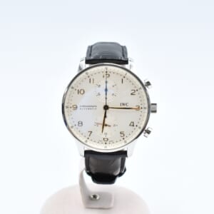 IWC アイダブリューシー ポルトギーゼ クロノグラフ 白文字盤 SS×革/AT IW371445 買取実績【買取日：2025年11月23日】