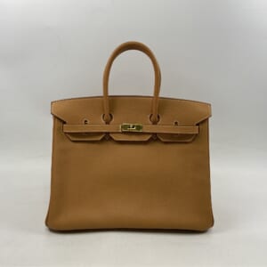 エルメス バーキン35 ナチュラル アルデンヌ GD金具 □J刻印 買取実績【買取日：2025年11月22日】