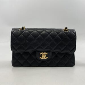シャネル マトラッセ23 Wフラップ Wチェーン 黒 キャビアスキン GD金具 買取実績【買取日：2025年11月26日】