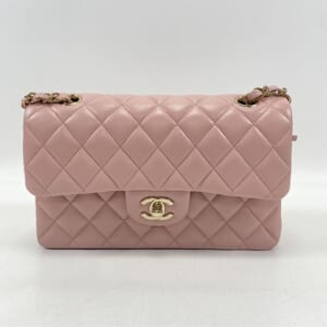 シャネル マトラッセ23 ピンク ラムスキン シャンパンゴールド金具 プレート 買取実績【買取日：2025年11月26日】
