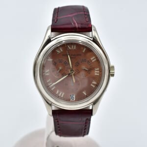 パテック フィリップ アニュアルカレンダー ピンク文字盤 WG×レザー/AT 5035G 買取実績【買取日：2025年11月26日】