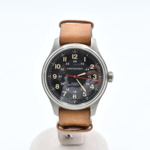 ハミルトン カーキフィールド Far Cry 6 Limited Edition 黒文字盤 Ti×レザー/AT H706450 買取実績【買取日：2025年11月23日】