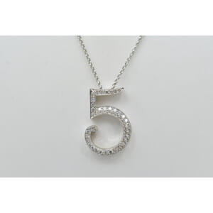 ダイヤネックレス 5モチーフ K18WG 買取実績【買取日：2025年12月9日】