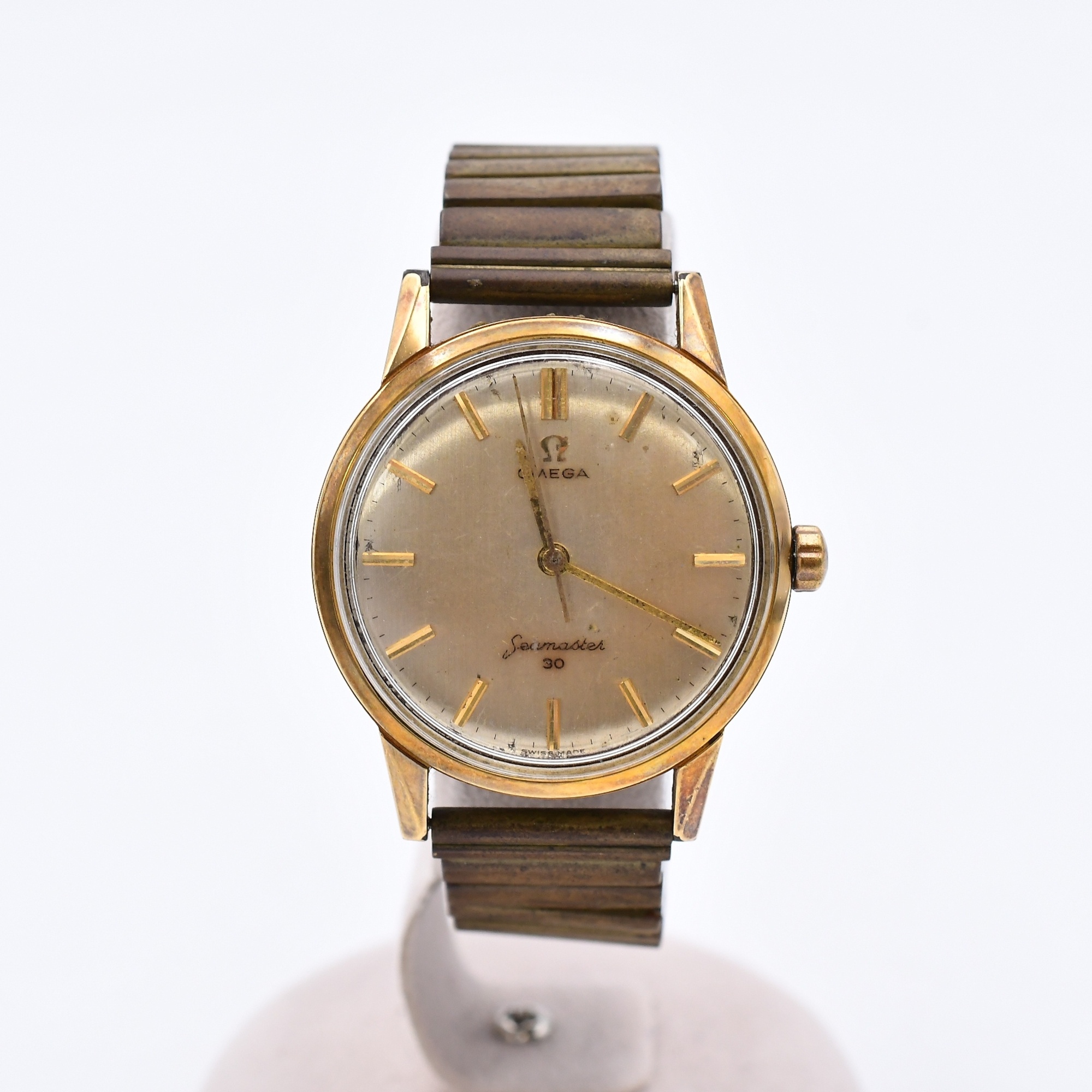 オメガ シーマスター シャンパン文字盤 GP/手巻き Cランク